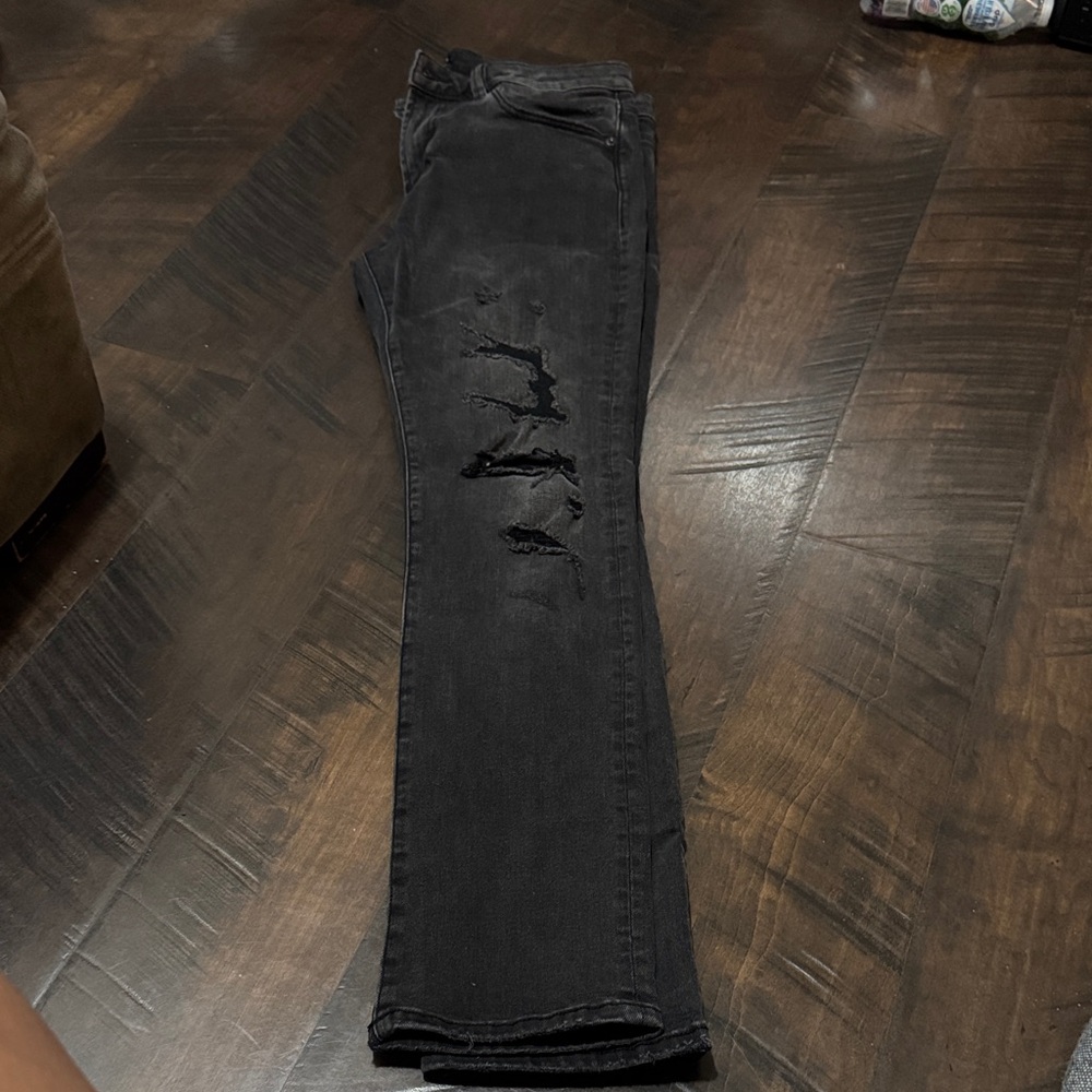 Cult of Individuality Black Distressed Skinny Jeans
